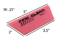 Load image into Gallery viewer, 5” PINK CLEAN CROPPED SQUEEGEE BLADE