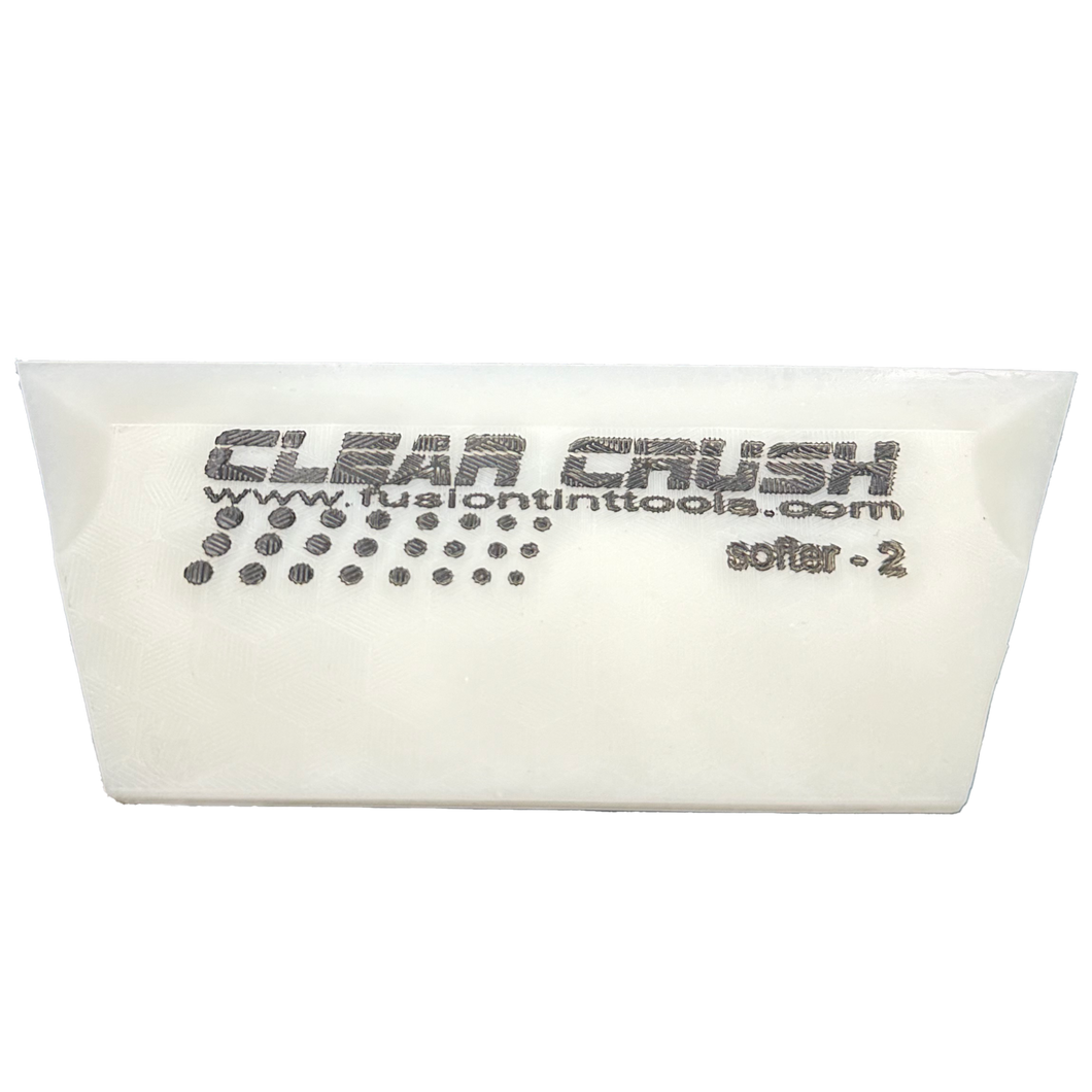 5” CLEAR CRUSH CROPPED SQUEEGEE BLADE5