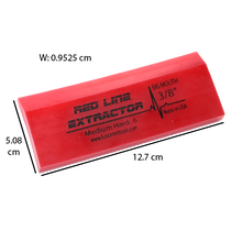 Load image into Gallery viewer, 5” RED LINE EXTRACTOR 3/8" THICK SINGLE BEVEL SQUEEGEE BLADE