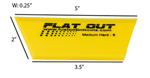 Load image into Gallery viewer, 5” YELLOW FLAT OUT SQUEEGEE BLADE- CROPPED