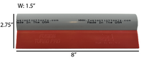 Load image into Gallery viewer, 8" RED FUSION TURBO PRO W/ LARGE GRAY HANDLE