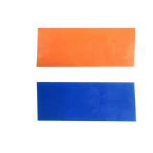 Load image into Gallery viewer, Standard Rplacement Squeegees for Quarter Pros in Blue and Orange material.
