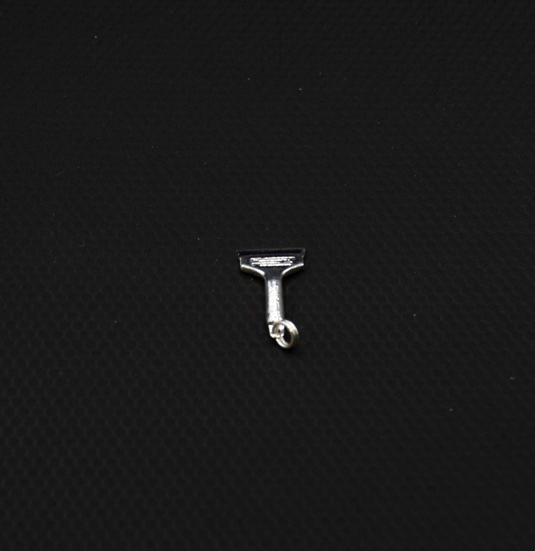 Real Silver Fusion Handle/ Squeegee Charm