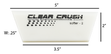 Load image into Gallery viewer, 5” CLEAR CRUSH CROPPED SQUEEGEE BLADE5

