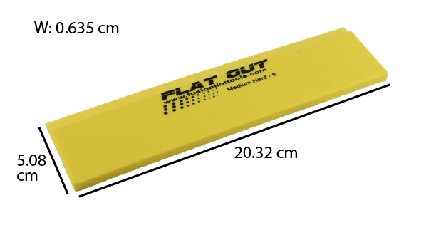 Fusion Rakel Yellow Flat Out 5 mit flacher Kante