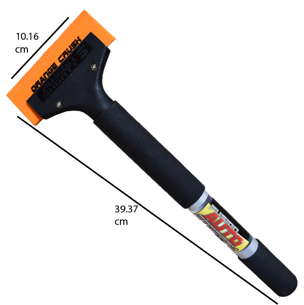ProToolsNow Black Quick Foot Stiff Squeegee – Medium Reach Handle, Slim Design, Hybrid Flex Options, Perfect For Tint, Auto & General Purpose (Pack Of 3)
